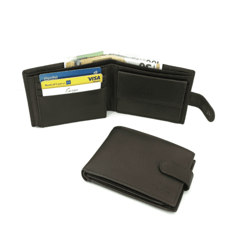 Men's Wallet Cow Vegetable Leather 16011
