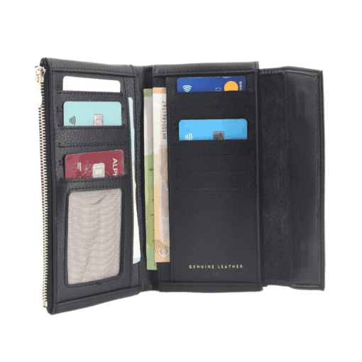 Women's Wallet  Leather 2204-9920c Black