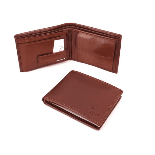 Men's Wallet Cow Vegetable Leather 16007