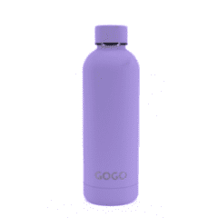 GOGO Matt Metal Water Bottle Purple